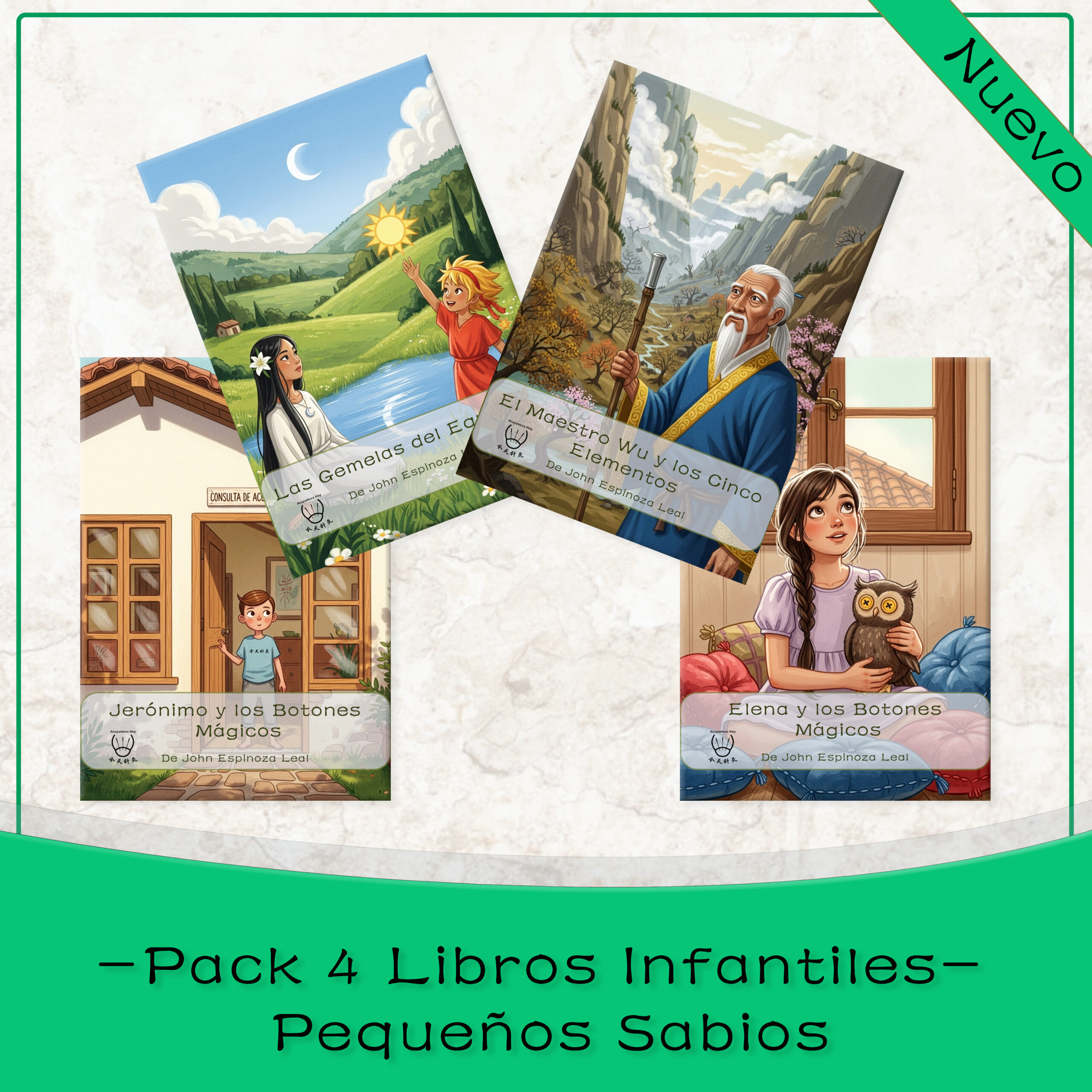 Libros Infantiles - Pequeños Sabios: 4 Aventuras Ilustradas para Descubrir la Medicina China y la Acupuntura (2 a 9 años)